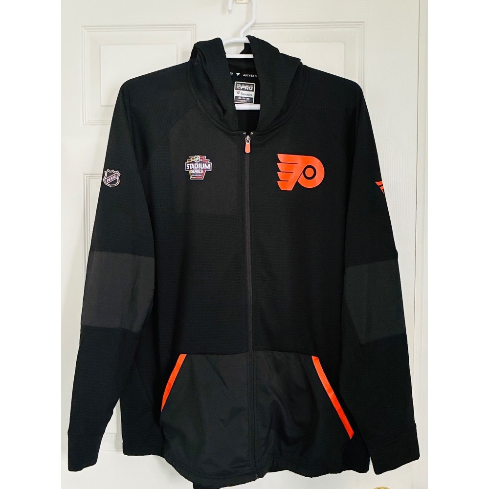 Men's 3XL NWOT Philadelphia Flyers Fanatics Rinkside Full-Zip Jacket - Black